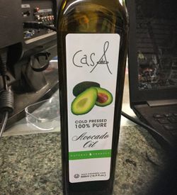 Cold pressed 100% pure avocado oil