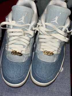 Womens Denim Jordan 4