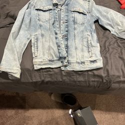 Medium Vintage Jean Jacket 