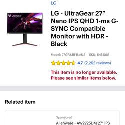 Gaming Monitor