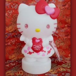 Valentine's Day Blow Mold Décor Hello Kitty with Heart, 12 in, by Sanrio ❣️✨️💌