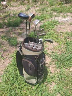 Golf Bag And Few Clubs