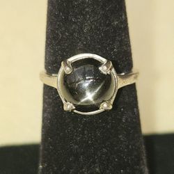 Genuine. Indian  Black Star Diopside Ring