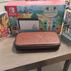 Switch Animal Crossing Edition+ Smash +Pokemon