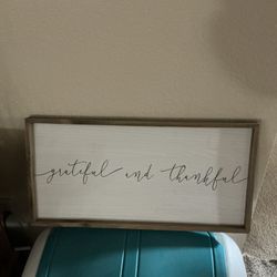 Large Hobby Lobby Decor Sign , About 28 In By 14 In. 