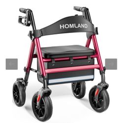 * BRAND NEW * Top Of Line Wide Seat Mobility Walker- 350 Lbs Weight Support / Brand New  In The Box ! 