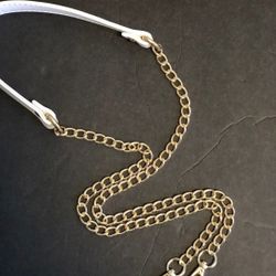 New 47”  Leather Chain 