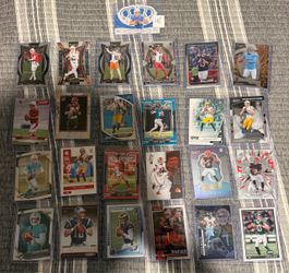 108 Football Card Lot – 96 Rookies – Maye, Caleb, Daniels, Burrow, Nix + More