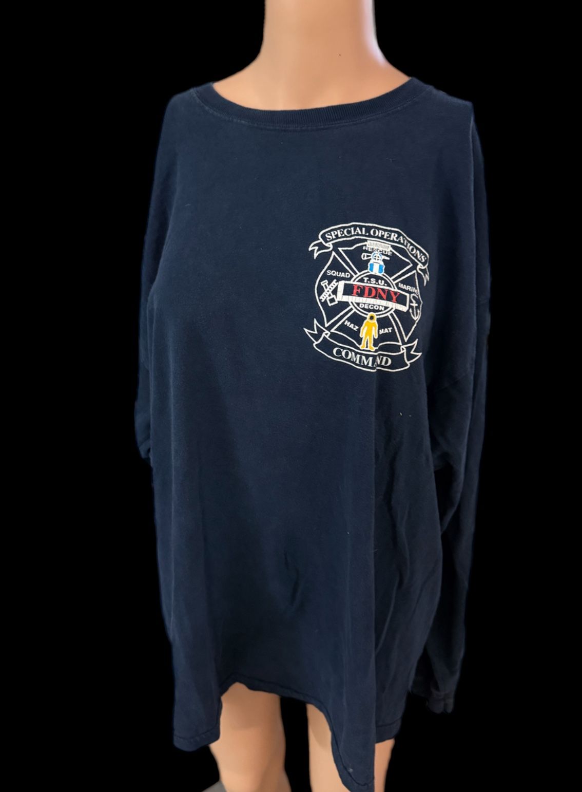 Vintage NYFD Special Units Command Shirt 