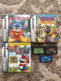 Nintendo gameboy advance games 50 each