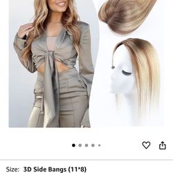 Real Human Hair Topper - Unopened.