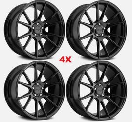 20 GLOSS BLACK WHEELS RIMS NICHE VICENZA
