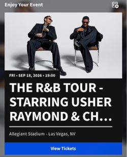 The R&B Tour - Chris Brown & Usher