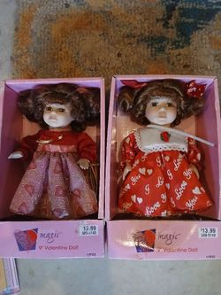 Collection Of Old& New Porcelain Dolls
