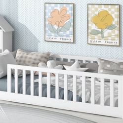 Twin Toddler Bed Frame + Mattress 