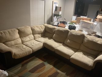 Beige Sectional Sofa