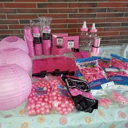 Pink Baby Shower/party Supplies