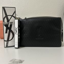 Yves Saint Laurent myslf edp cologne gift set with bag 100 ML bottle and 10 ML sample bottle