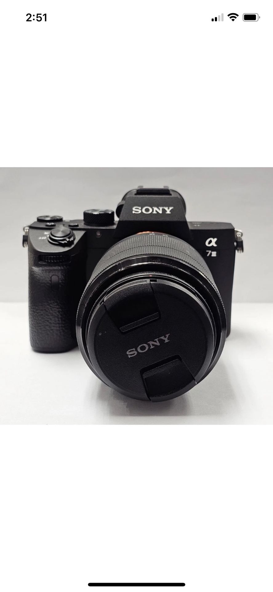 Sony Alpha A7 III 24.2MP Camera + 28-70mm Lens