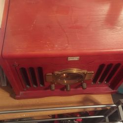 Record Player CD And Radio
