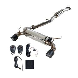 REVEL MEDALLION TOURING PREMIER C (Carbon Tip) EXHAUST SYSTEM for Nissan 350Z  w/ Y pipe