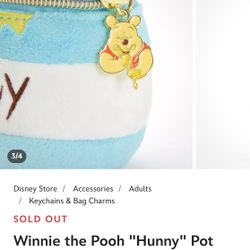 Winnie the Pooh ''Hunny''  Purse Bag Charm 