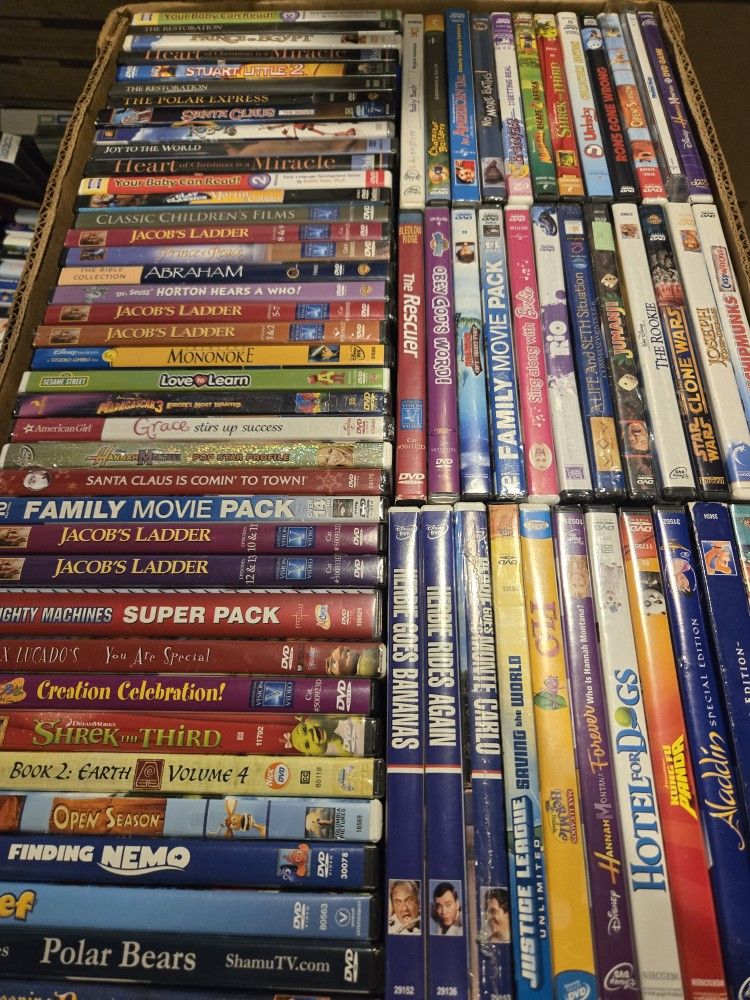 (68) Kids Disney Animated Family Comedy DVD Movie Wholesale Lot