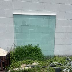 Bullet Proof Glass Approximately 54 1/2 x 45 1/2