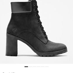 Timberland Women Boots Black 9 Worn Once!!! 