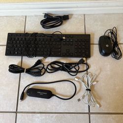Assorted cables and accessories (see description )