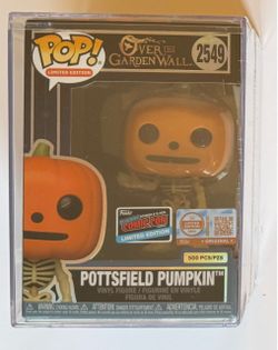 NYCC 2026 Exclusive Sticker Funko Pop! OTG Wall Pottsfield Pumpkin 2549 LE 500 Over The Garden Wall