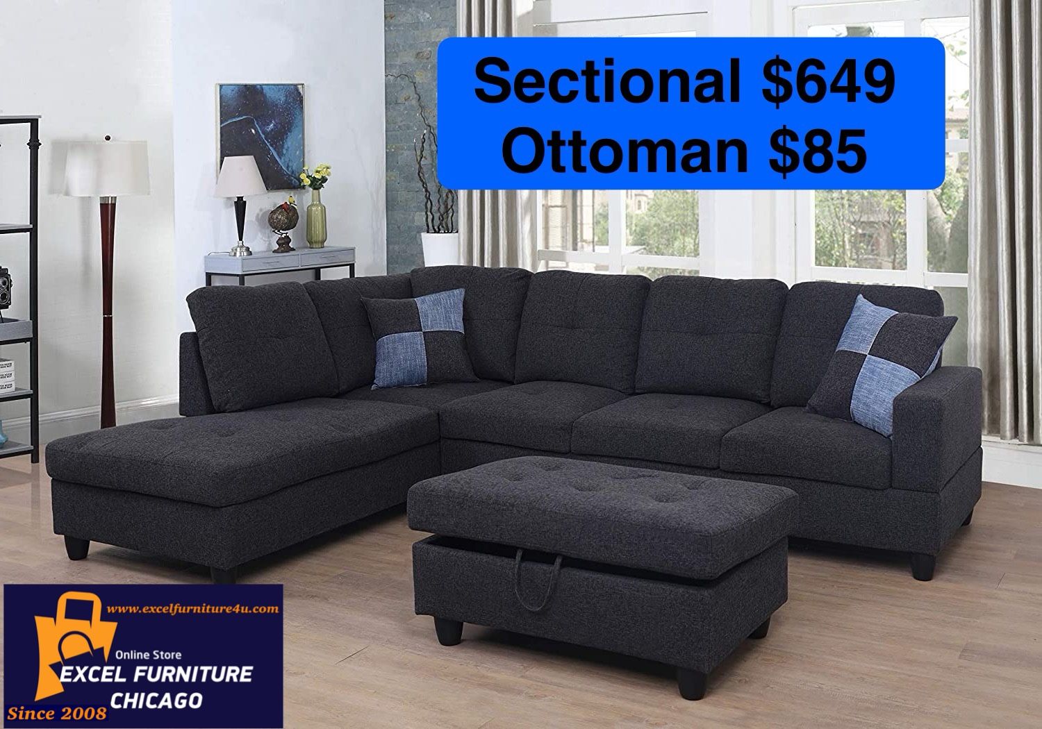 Brand New Sectional Sofa Couch 