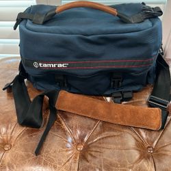 Used Tamrac Camera Holder Bag- Blue