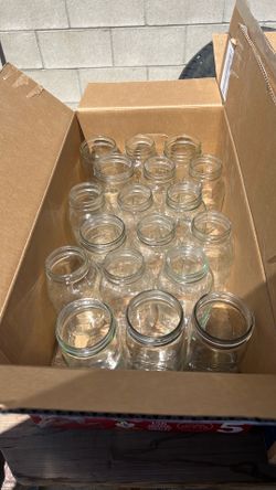 Canning Glass Mason Jars 65 QTY