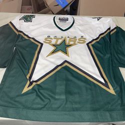 Nwt Authentic Dallas Stars CCM Jersey White Mens 60 New Clean 90s Mic Pro