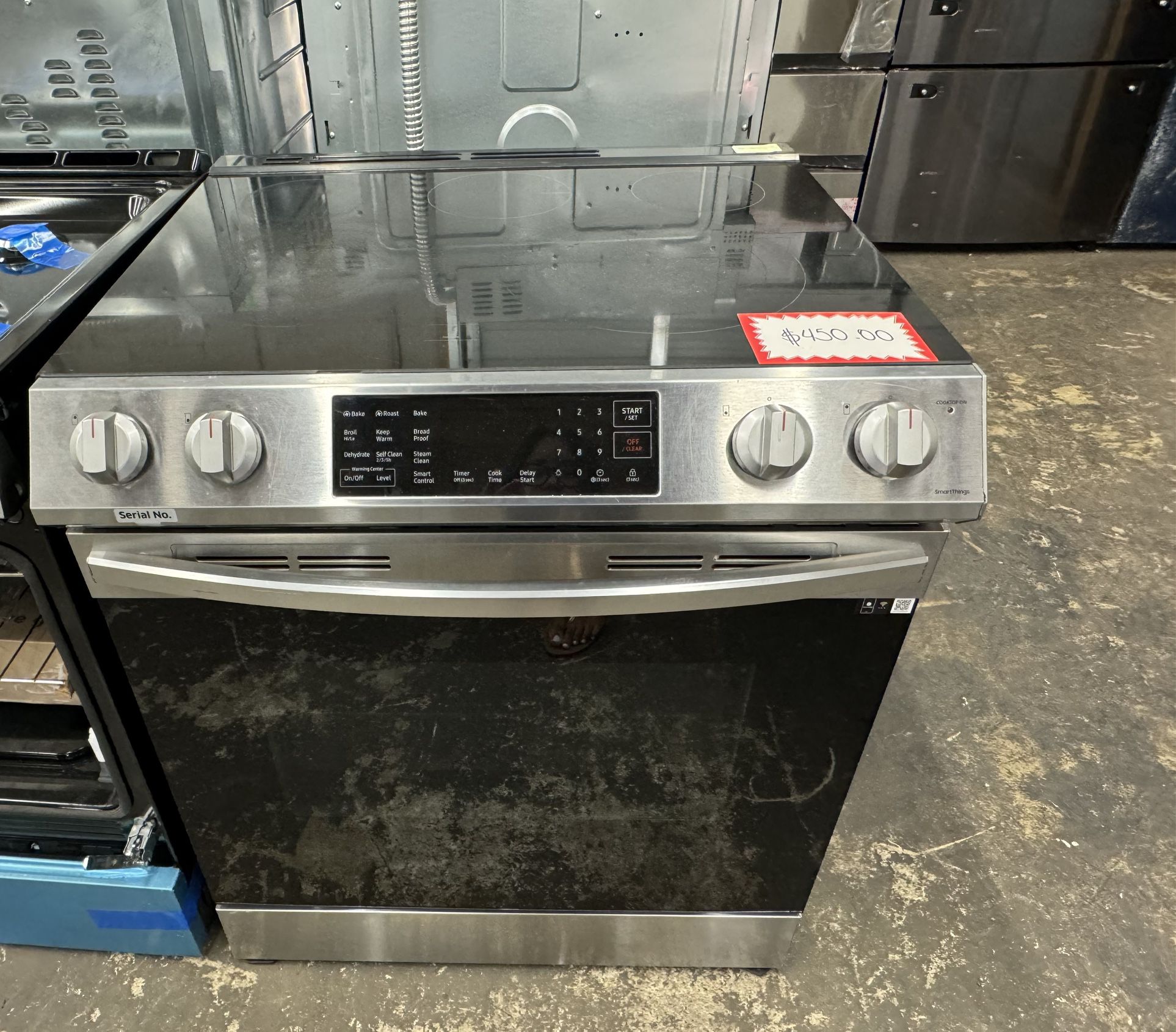 Samsung Slide In 30in Electric Stove 4 Months Warranty We Are Located In The Blue Building 🟦