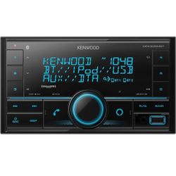 Kenwood DPX305MBT Double DIN in-Dash Digital Media Receiver with Bluetooth (Does not Play CDs) | Mechless Car Stereo Receiver 

