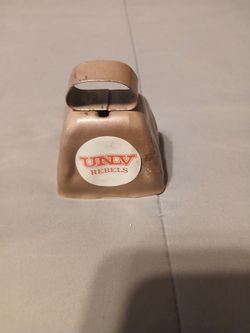 Vintage UNLV Rebels Copper Cow Bell Excellent Condition