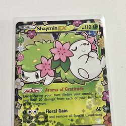 Shaymin EX Full Art Holo 