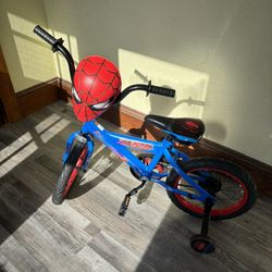 Kids spiderman bike