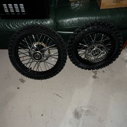 12 And 14 Inch Tire And Rim For Dirtbike