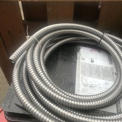 35 Foot Length Of  1” Flex Aluminum Conduit  THIS ITEM IS LOCAL PICKUP ONLY