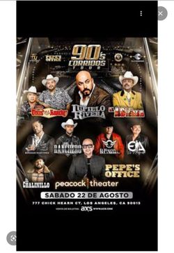 90s Corridos Tour Concert Ticket