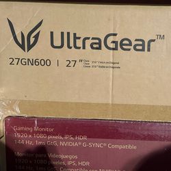 LG UltraGear 27” IPS LED FHD G-sync Monitor With HDR