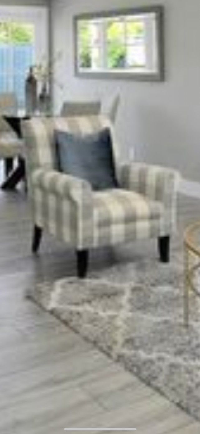 2 Plaid Armchair