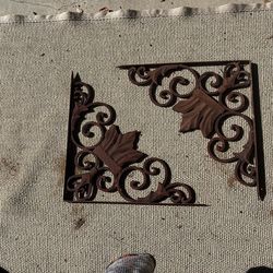 Wrought Iron Corner Inserts