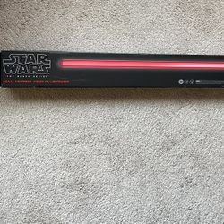 Star Wars Red FX Lightsaber Asajj Ventress Disney Collectible 