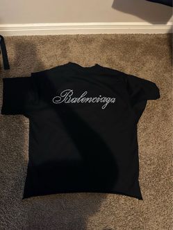 Balenciaga rhinestone shirt