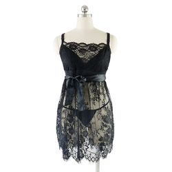 PLUS SIZES BLACK LINGERIE