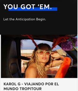 Karol g concert at SOFI stadium